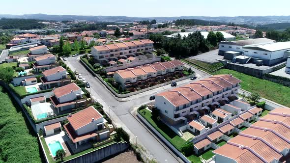 Residential houses habitation. Community housing