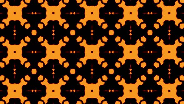 Abstract orange geometric seamless pattern background