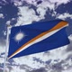 Marshall Islands Flag With Sky 4k - VideoHive Item for Sale
