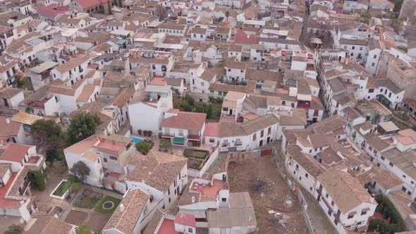 Aerial view of houses