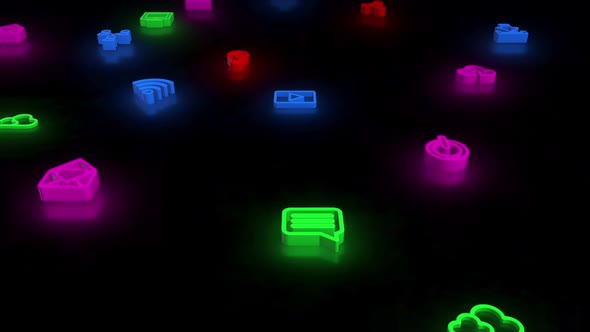 Social Icon Neon 02 Hd 