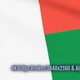 Madagascar waving flag transition 4k and 1080 HD footage with alpha channel - VideoHive Item for Sale
