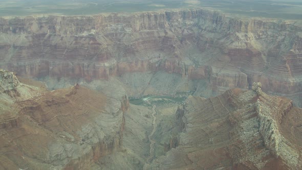 Aerial view of the famous Grand Canyon