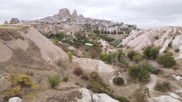 Aerial View Cappadocia Landscape