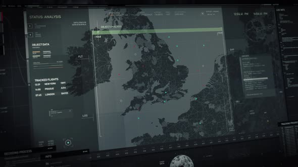 Advanced Aviation Navigation System Analyzing Air Space To Inspect Aircraft alt