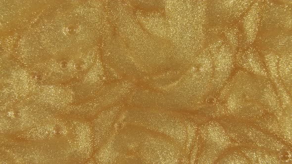 Liquid Metallic Gold Background Texture