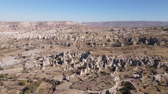 Aerial View Cappadocia Landscape