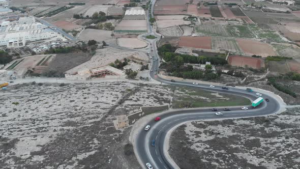 Aerial drone video from Malta, Naxar and surroundings.