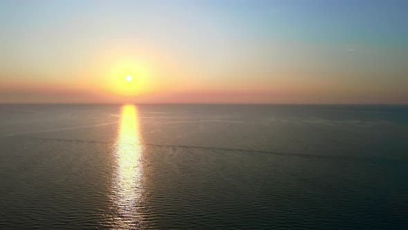 Beautiful Sunrise over the sea