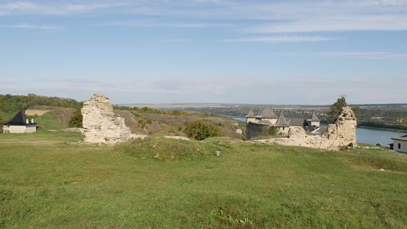 Ruins at Khotyn Fortress