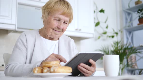 Grandma And Technology. It Is Never Too Late To Learn