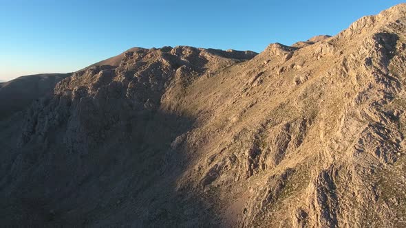 Sunrise Morning Lights on the Mountain Ridges