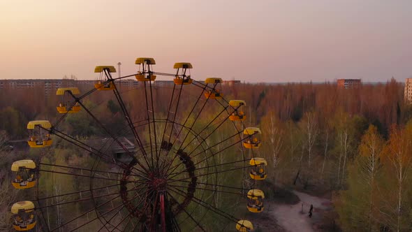 Ghost Town Pripyat Near Chernobyl NPP, Ukraine