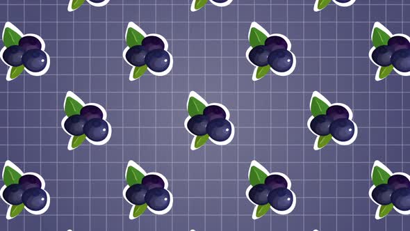 Fruits Food Animation Background