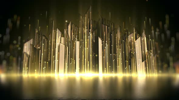 Gold Crystal Background