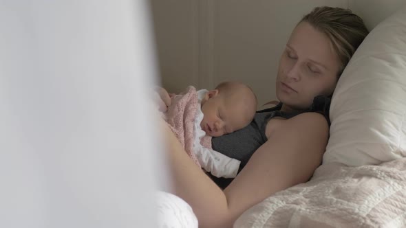 Mum and Baby Sleeping Together