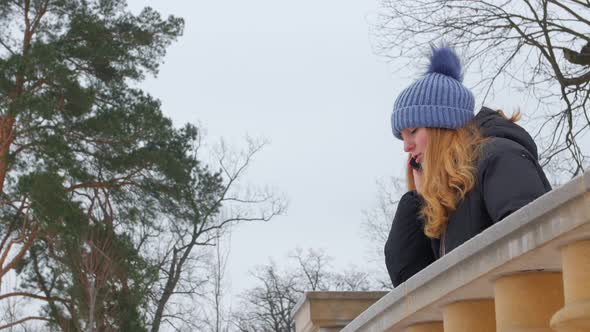 Woman Talking On The Phone