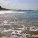 Tropical Landscape of Sand Beach and Sea Waves Rolling in - VideoHive Item for Sale