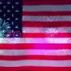 American Flag Waving Digital Dots Motion Design With The Fireworks - VideoHive Item for Sale