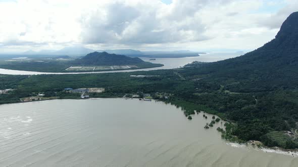 The Beaches at the most southern part of Borneo Island