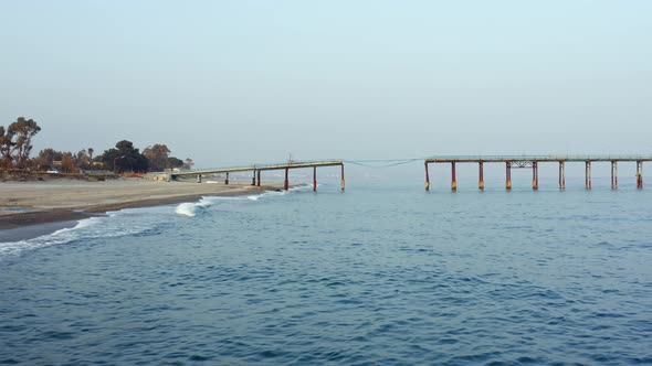 Damaged Pier after the Storm