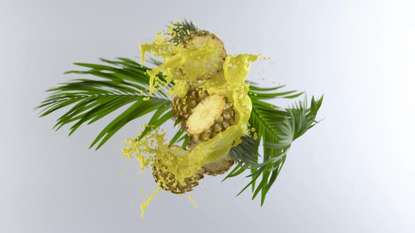 Pineapple Splash Palm Branch