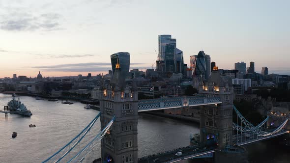 Closeup of Tower Bridge