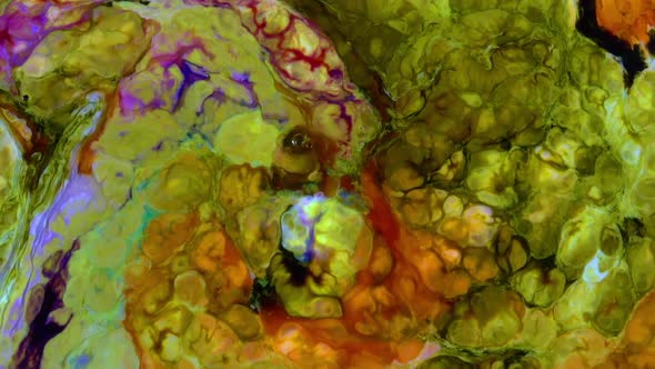 Abstract Colorful Sacral Liquid Waves Texture 304 alt