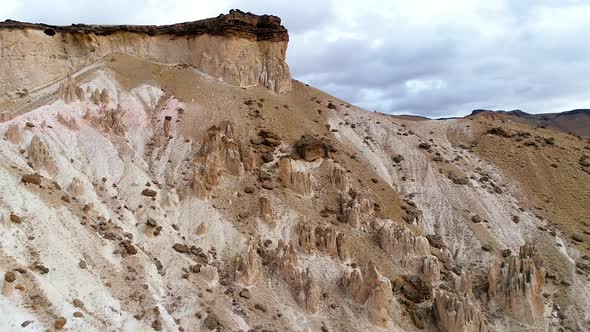 Natural formation cliffs. Turkey.