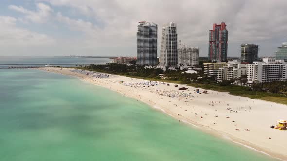 Amazing Epic Rising Aerial Video Miami Beach