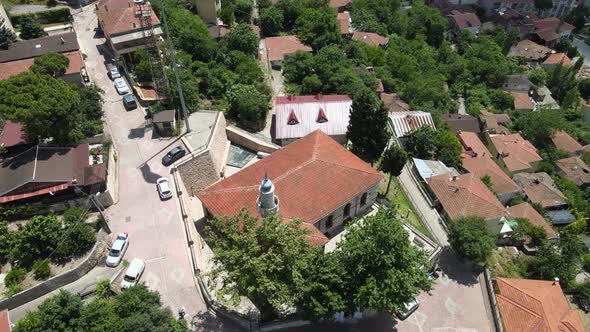 Aerial Historical Mosque
