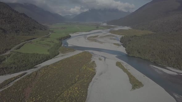 River in the valley