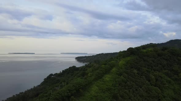 Aerial Hill and Beach