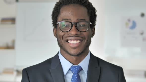 Portrait of Smiling African Businessman