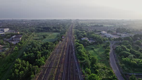 Railroad Track for Freight Trains