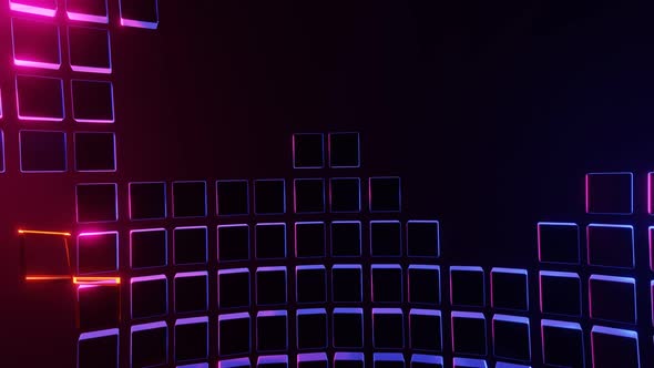 VJ Loop is a Fascinating Space Tunnel Made of Cubes