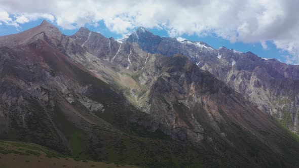 Beautiful Landscape Mountain Peak in Himalays Annapurna Region Nepal