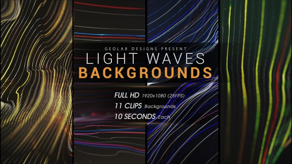Light Waves Backgrounds