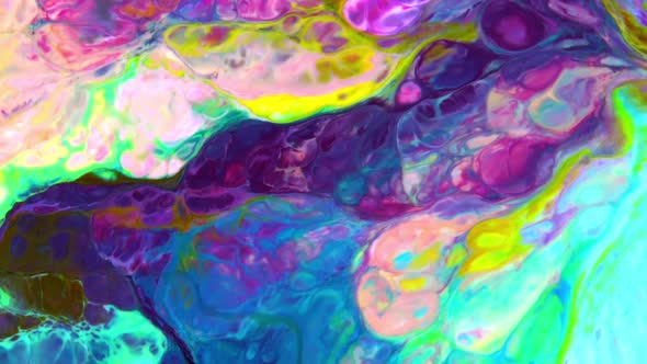 Abstract Colorful Sacral Liquid Waves Texture 520 alt