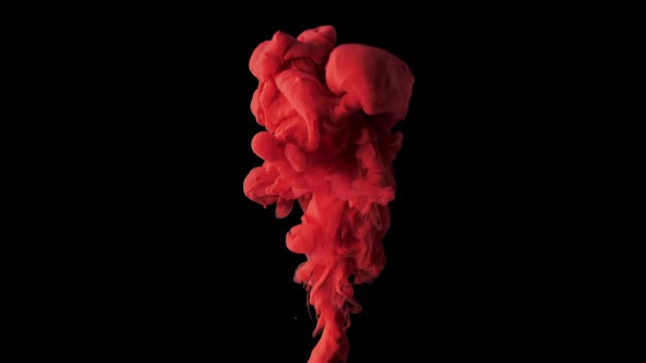 Red Ink In Water