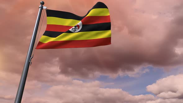 Uganda Flag 4K