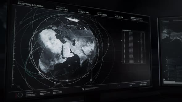 Spying technology detects three satellite signals on the international map alt