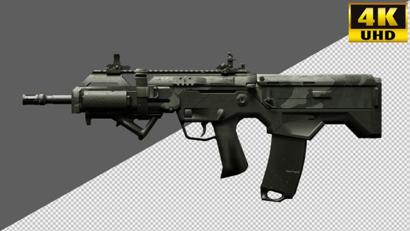 Rifle, Weapons, Guns On Alpha Channel Loops V3