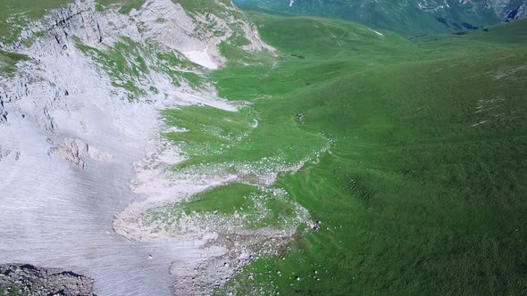 Aerial View Above Mountain Top 2