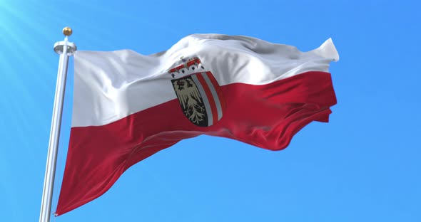 Upper Austria State Flag, Austria