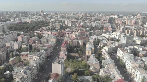 Kyiv, Ukraine. City View. Aerial Landscape