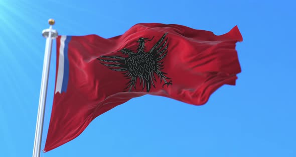 Autonomous Province of Korce Flag, Albania