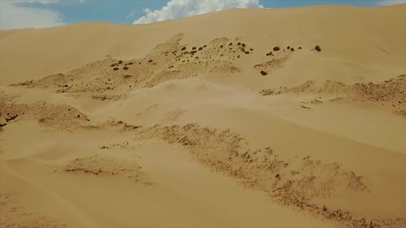 Sand Dunes in Gobi Desert. South East of Mongolia