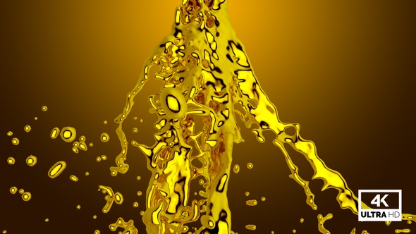 Gold Splash And Pouring alt