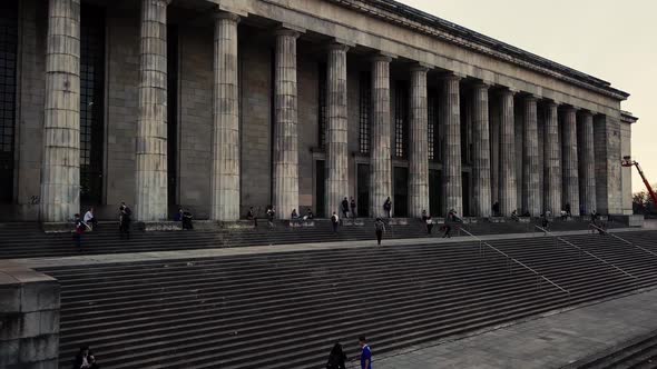 Argentina's Law School Staricase Drone View